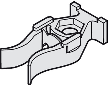 Hafele Hangroller 50 концевой упор двери пластик 400.58.002