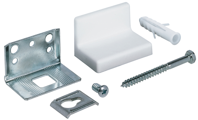 Hafele Шкаф навесной, комплект, пластик белый 290.22.700