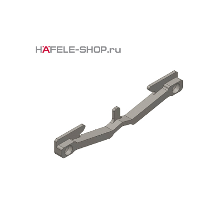 Hafele Hangroller 50 фиксатор средней двери, пластик серый 400.96.053