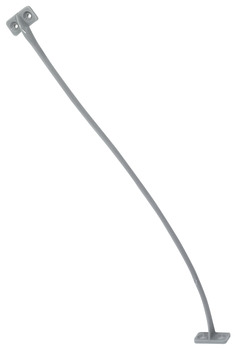 Hafele ограничитель, пластик, серебристый 200мм 366.73.200