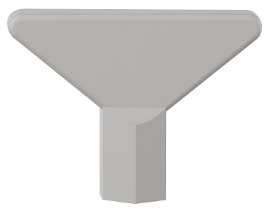 Hafele Регулировочный ключ SW10 пластик серый 235.79.301