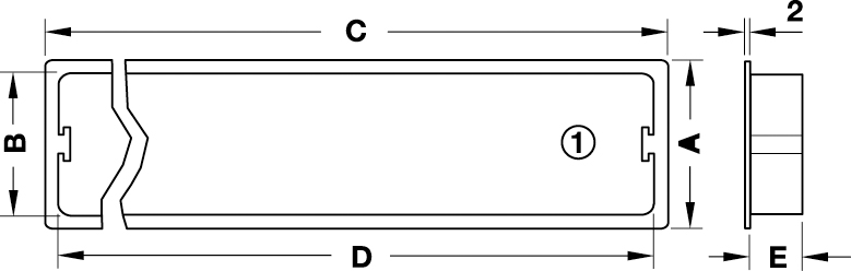 Вентиляционная решетка 458x 65мм пластм. белая