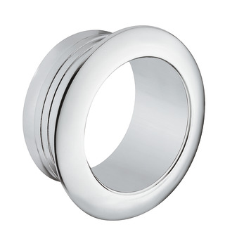 Hafele Розетка Push-Lock Mini,16мм, пластик, никелированная 229.09.600